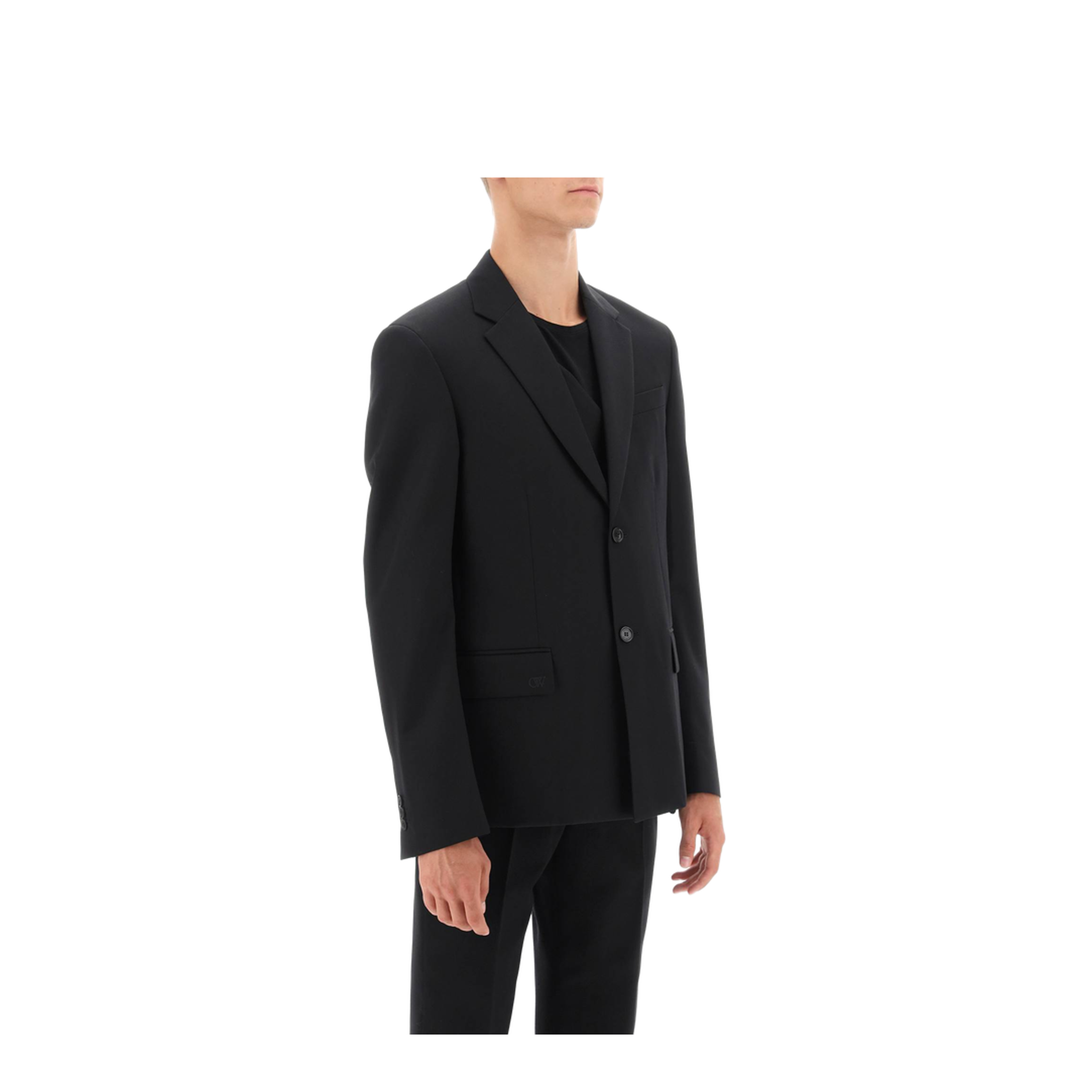 Black Wool Blazer