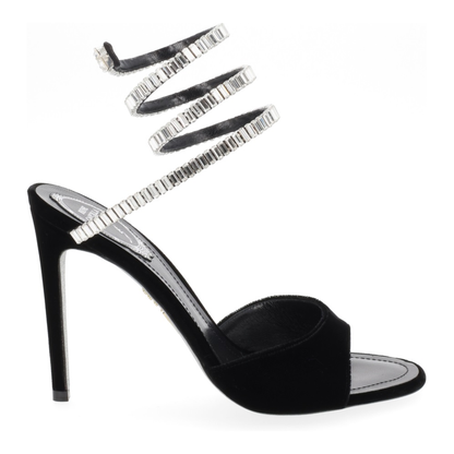 MAYFEYR - Rene Caovilla - Cleo Spark Velvet Heels - C12610105VL01V065