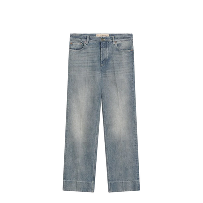 Medium Washed-Effect Jeans