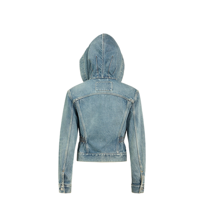 MAYFEYR - Alaia - Denim Jacket With Hood - AA9V1202D017C