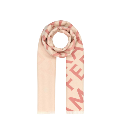 MAYFEYR - Ferragamo - Reversible Embroidered Wool Blend Scarf - 320795770201NYLUNMAS