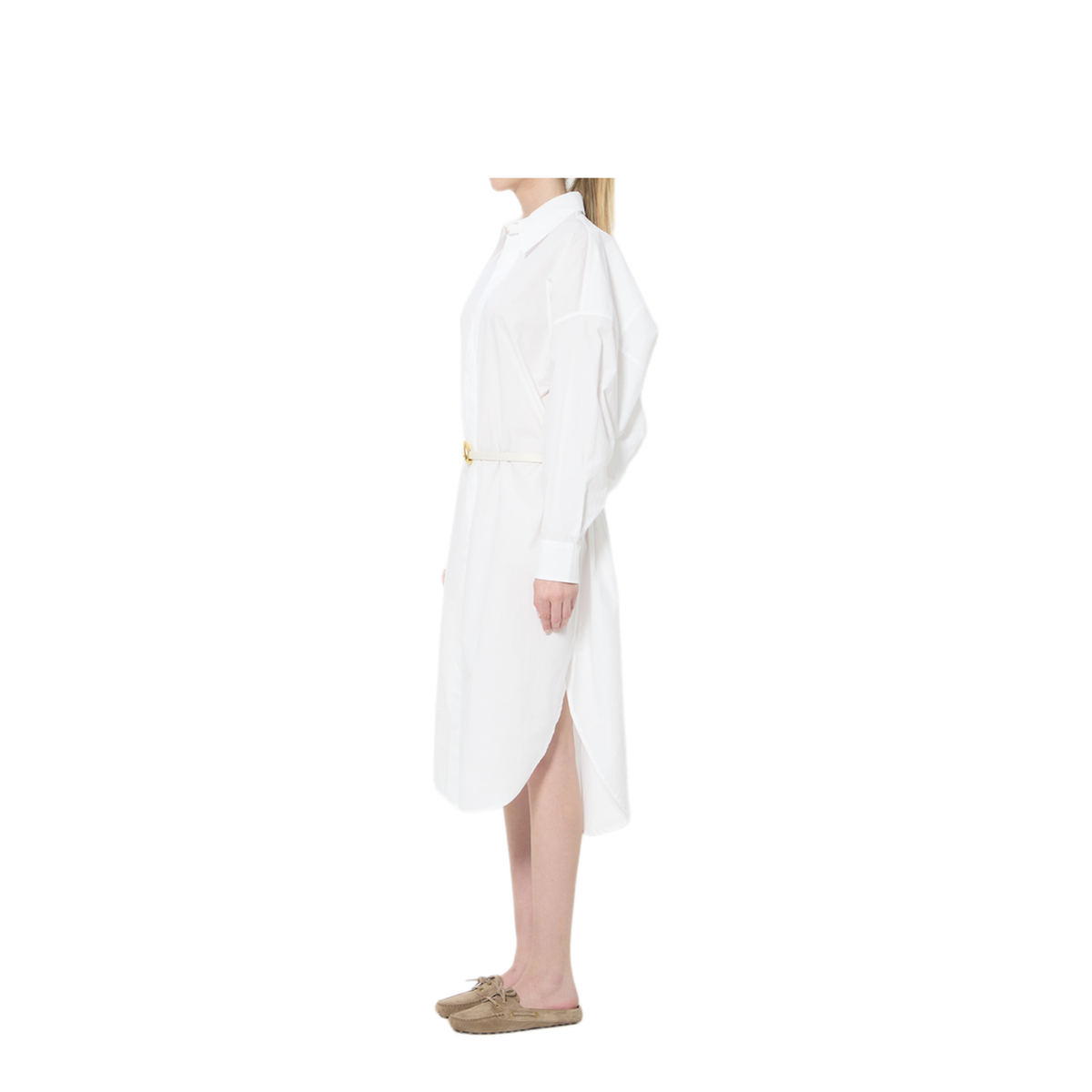 MAYFEYR - The Frankie Shop - Bloom Organic Cotton Shirt Dress - SDFS22061000WHITE