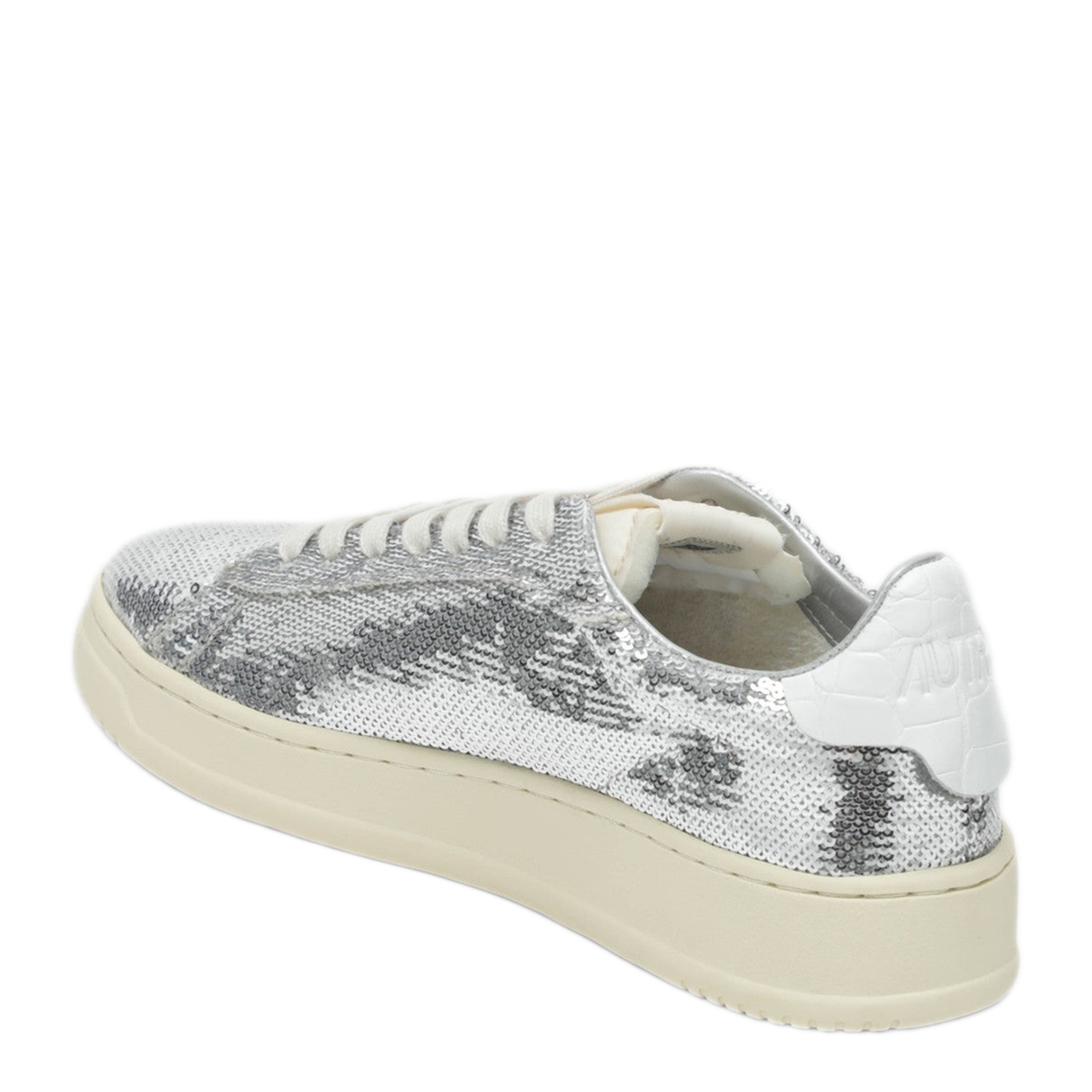 MAYFEYR - Autry - Dallas Sparkling Sneakers In Grey White Sequins - ADLWTI05TI05