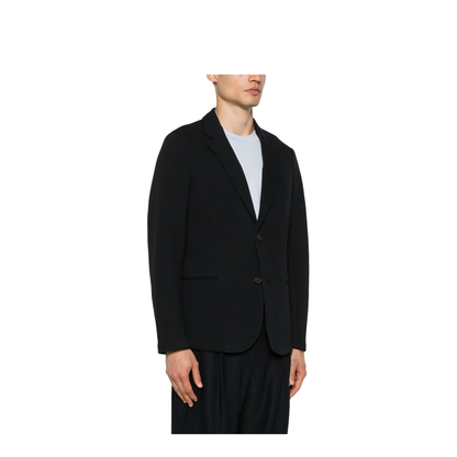 Travel Essentials Single-Breasted Blazer in Waffle Jersey