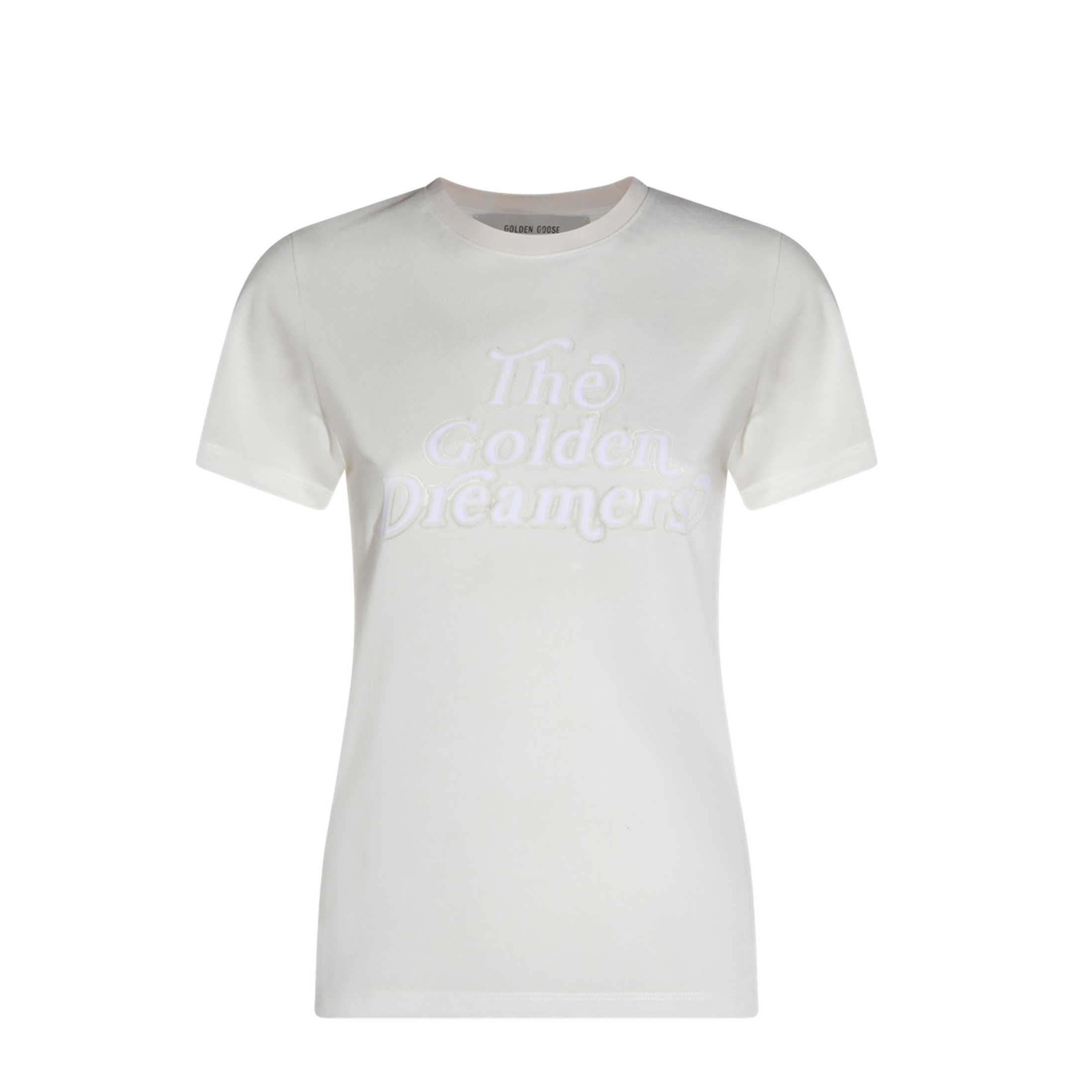 White T-Shirt with Print on the Front