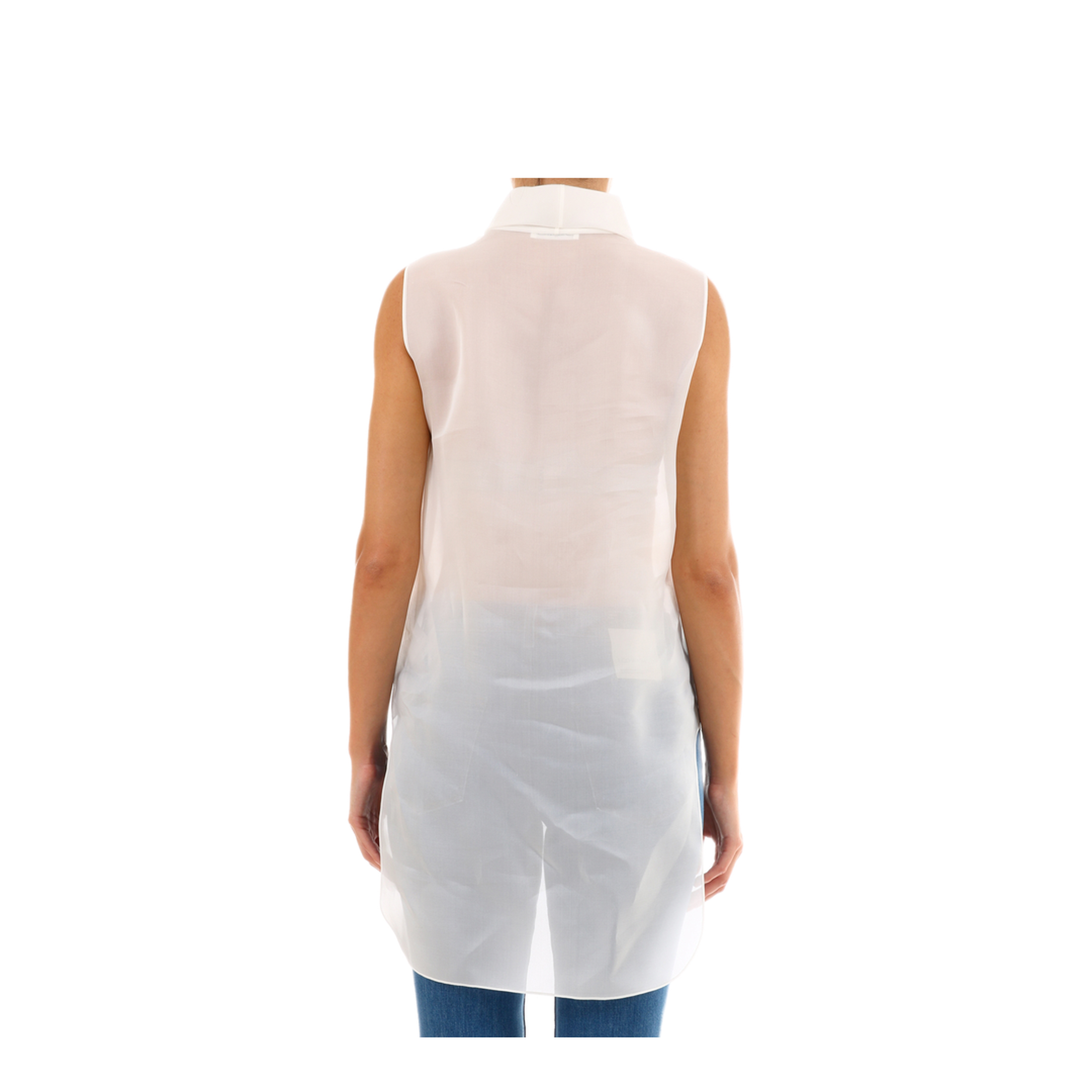 MAYFEYR - The Row - Mora Silk Tunic - 4870.W1281WHT