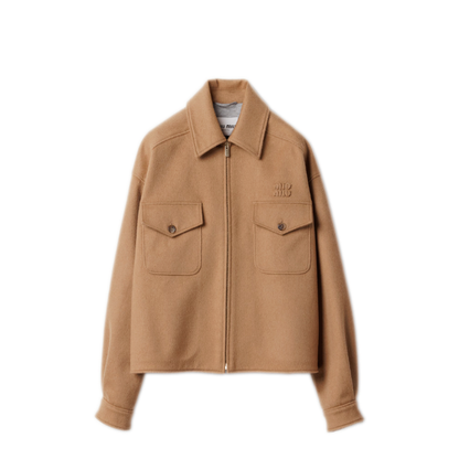 MAYFEYR - Miu Miu - Camel Double-Breasted Jacket - ML1331SOOO175TF0040
