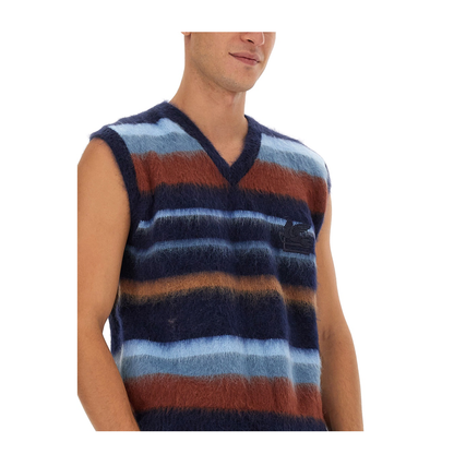 Vest with Stripe Pattern
