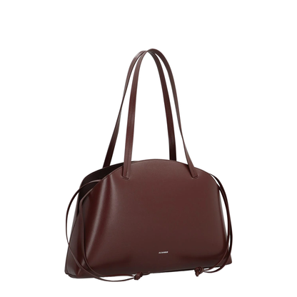Curve Leather Shoulder Bag
