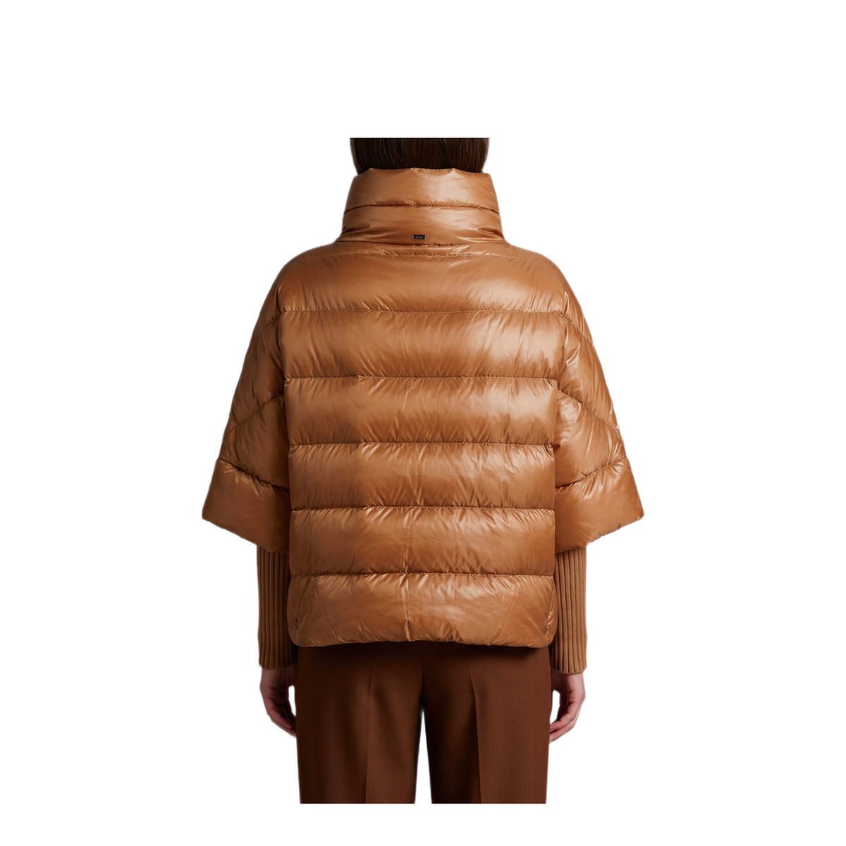 MAYFEYR - Herno - High Neck Cape In Ultra Light Nylon - PI002256D12017Z2157