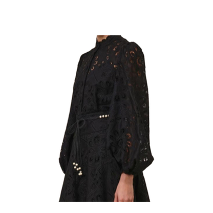 Rhiannon Cotton Shirt In Black