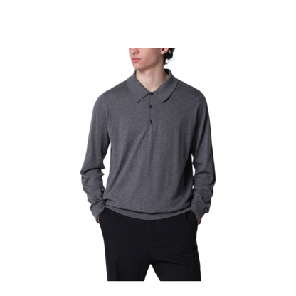 MAYFEYR - John Smedley - Gray Finchley Polo In Cotton - FINCHLEYCOCH