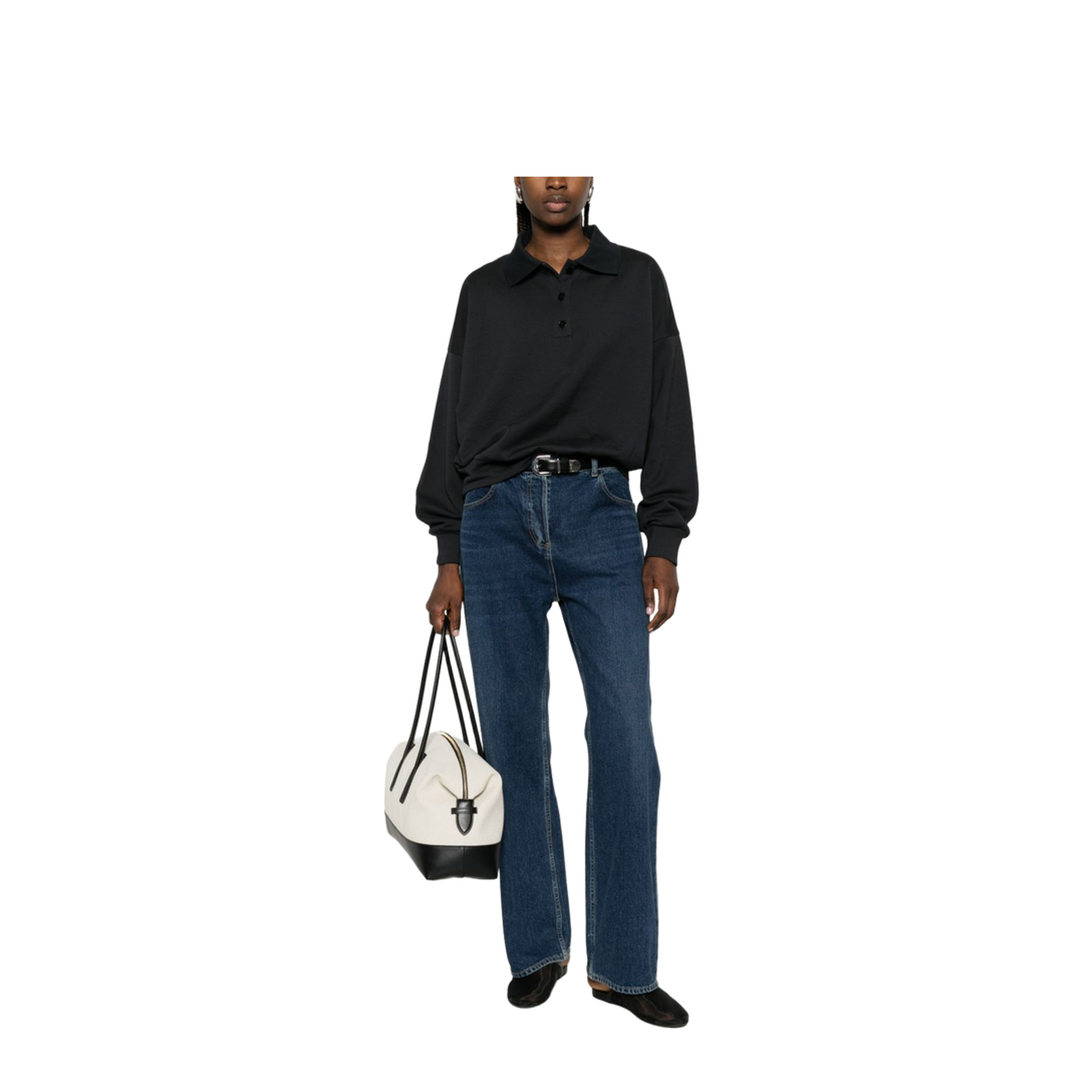 MAYFEYR - The Row - Midnight Blue Cotton Corzas Polo Shirt - 5748SK290DRN