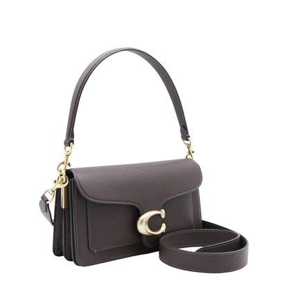 Tabby Shoulder Bag 26 In Polished Pebble Leather