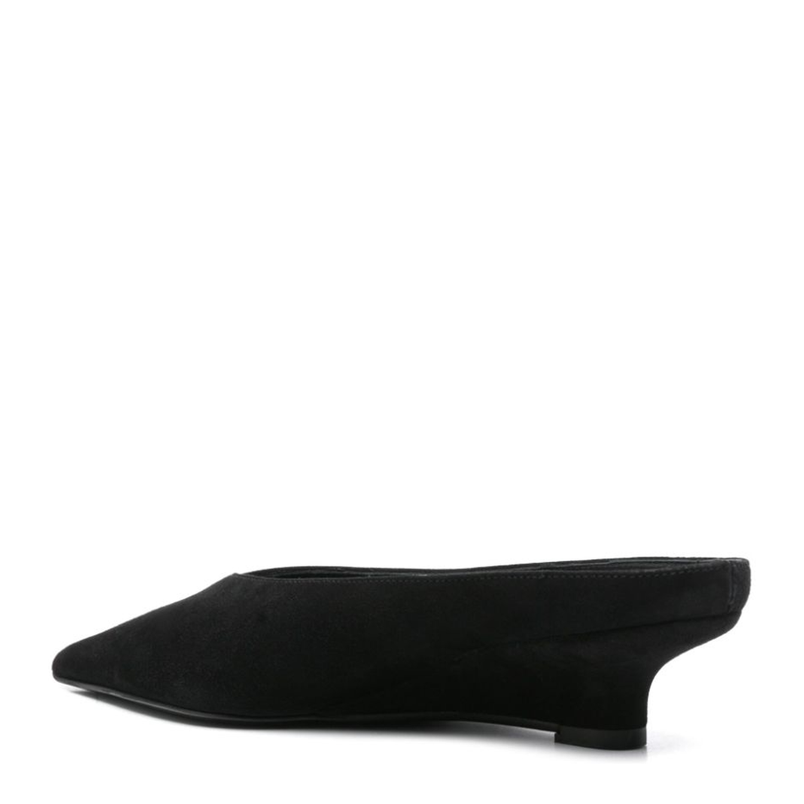Black Low Wedge Heel Sandals