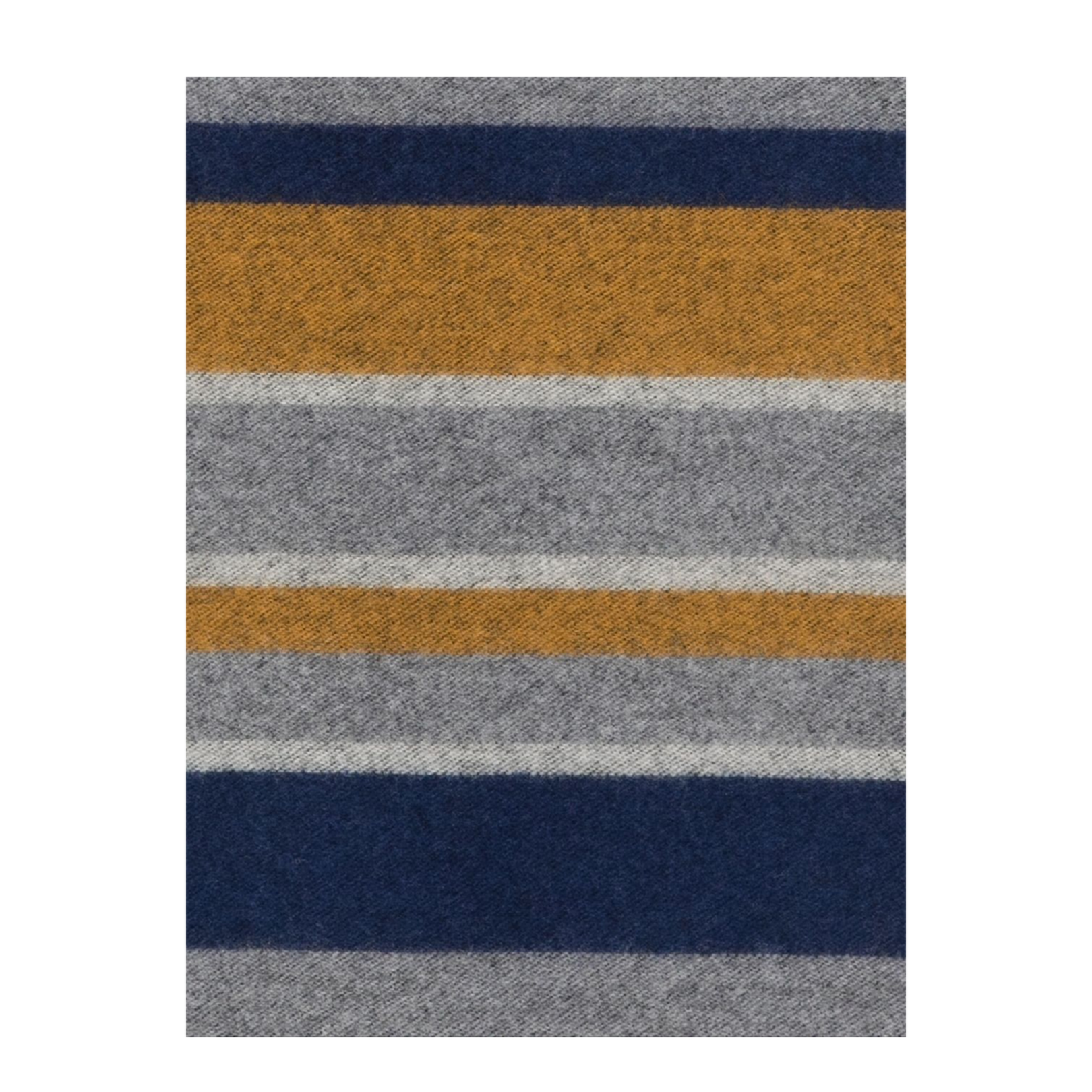 Colour-Block Design Striped Scarf