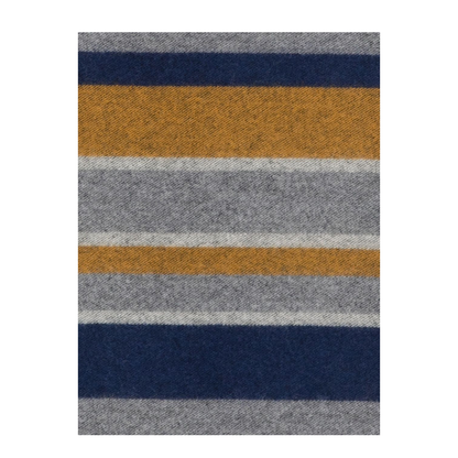 Colour-Block Design Striped Scarf