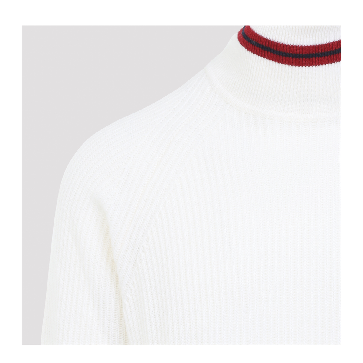 MAYFEYR - CANALI - White Cashmere Turtleneck - C1249MK02559001
