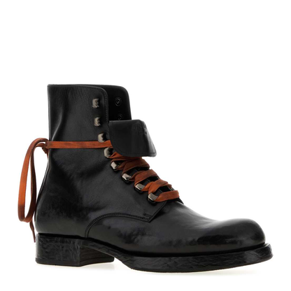 MAYFEYR - Prada - Black Leather Ankle Boots - 2UF003FX0013ZQEF0002