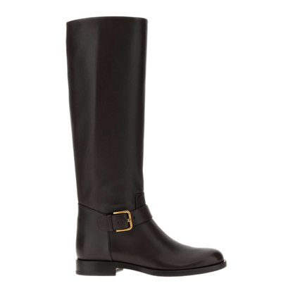 MAYFEYR - Dolce & Gabbana - Chocolate Leather Boots - CU1221AO83181300
