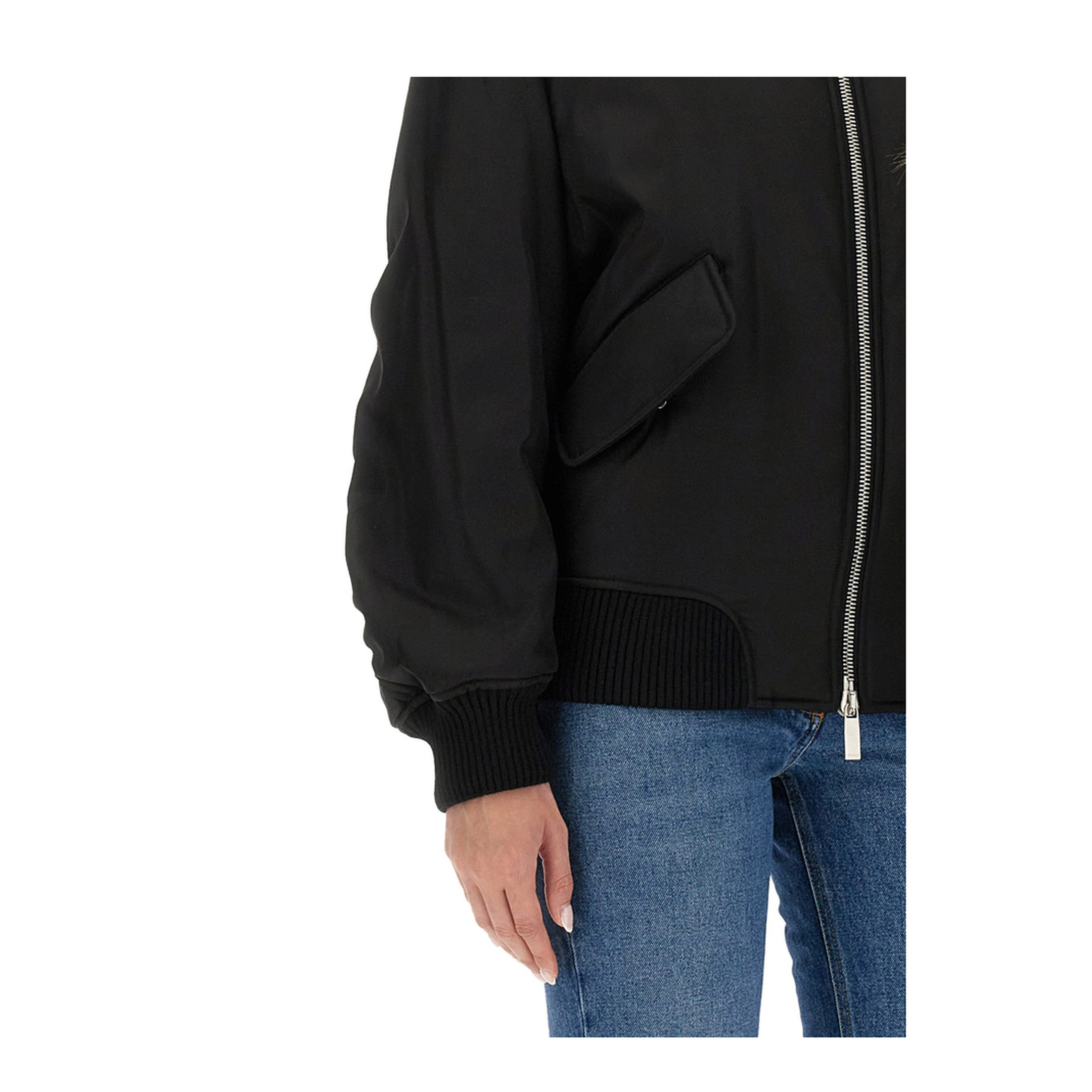 Nylon Bomber Jacket