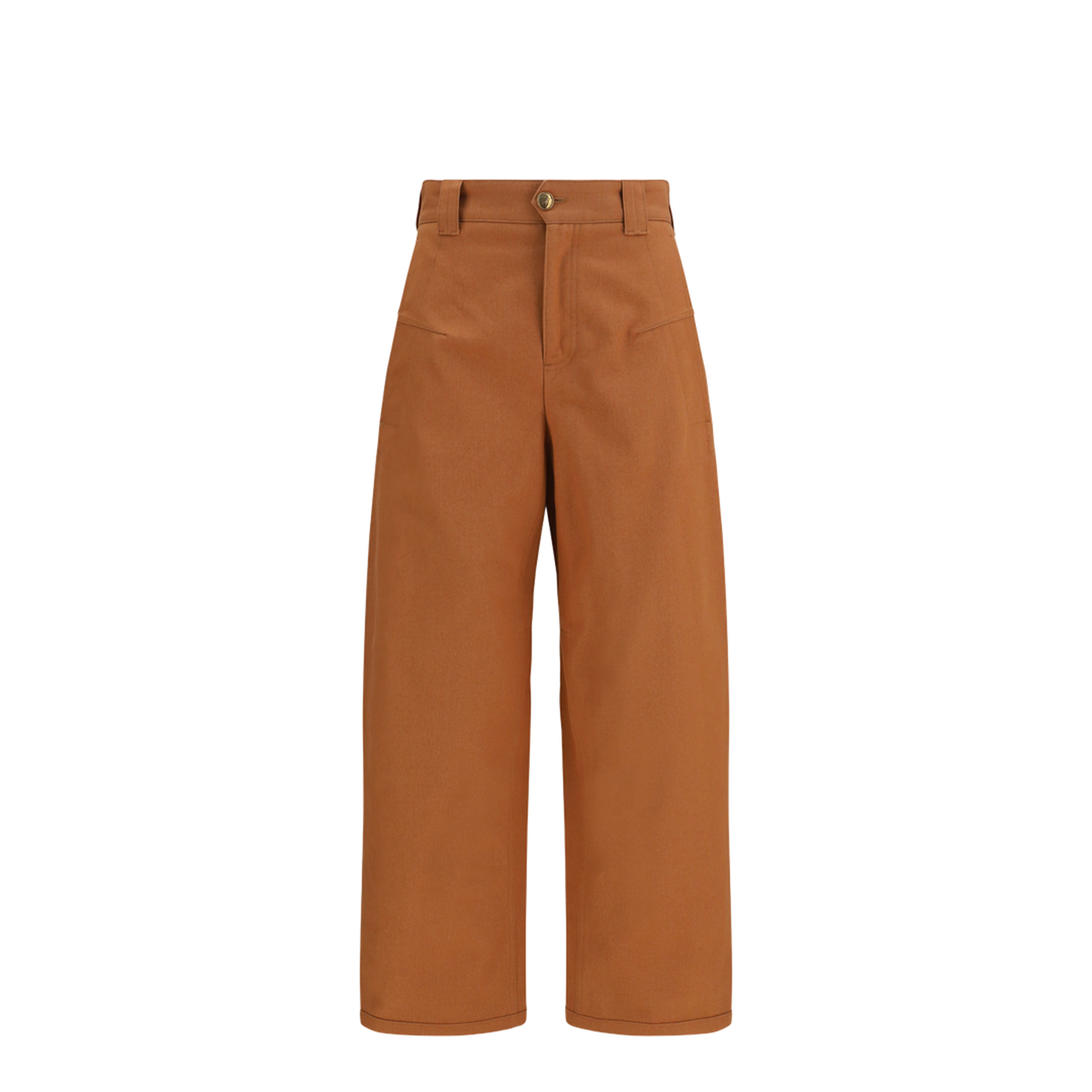 MAYFEYR - Chloè - Cotton Canvas Barrel-Leg Pants - CH26APA19041