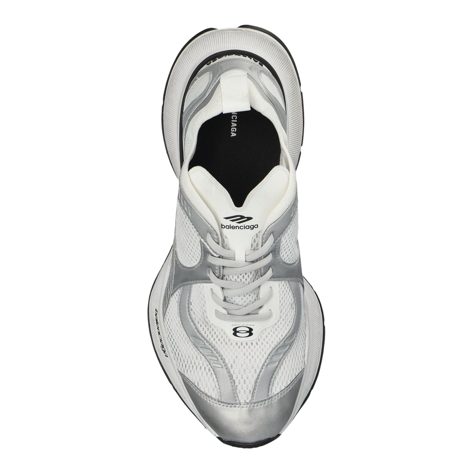 Circuit Sneaker Worn-Out White Silver