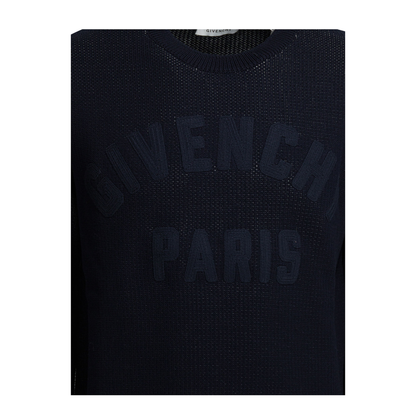 MAYFEYR - Givenchy - Sweater With Embroidered Logo - BM90W44YNX499