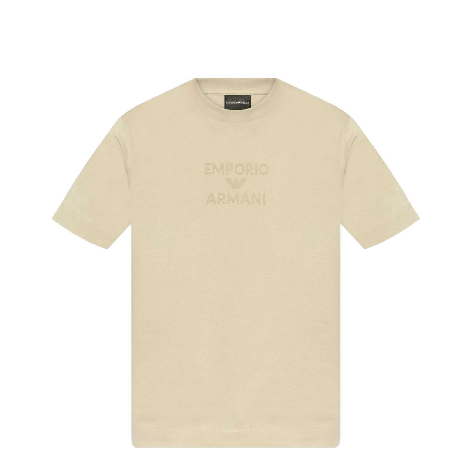 Logo Cotton T-Shirt in Beige