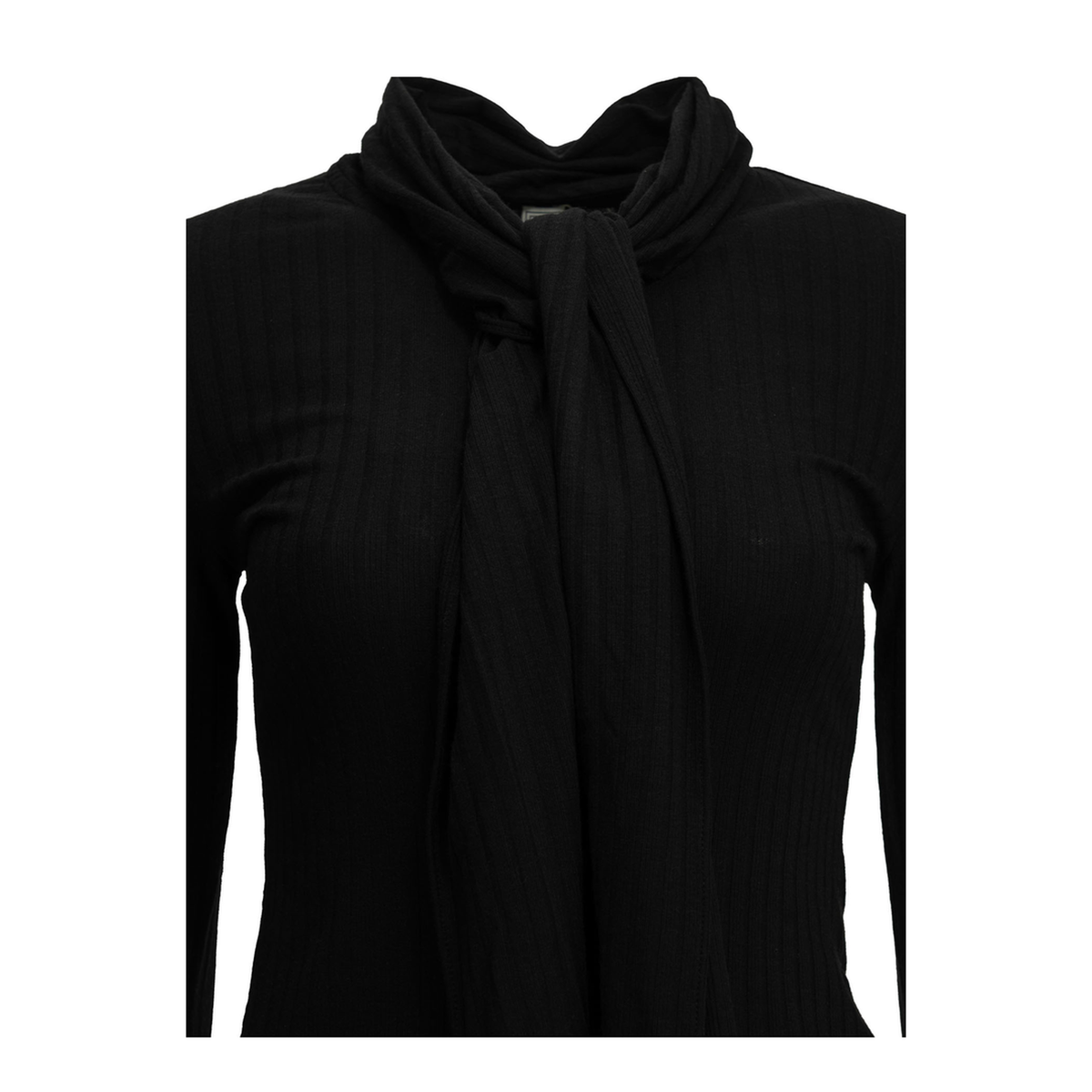 MAYFEYR - Toteme - Cardigan With A Bow - 264WRT0906FB0818001BLACK
