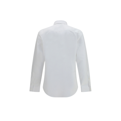 MAYFEYR - Burberry - Cotton Shirt With Check Trims - 8127274