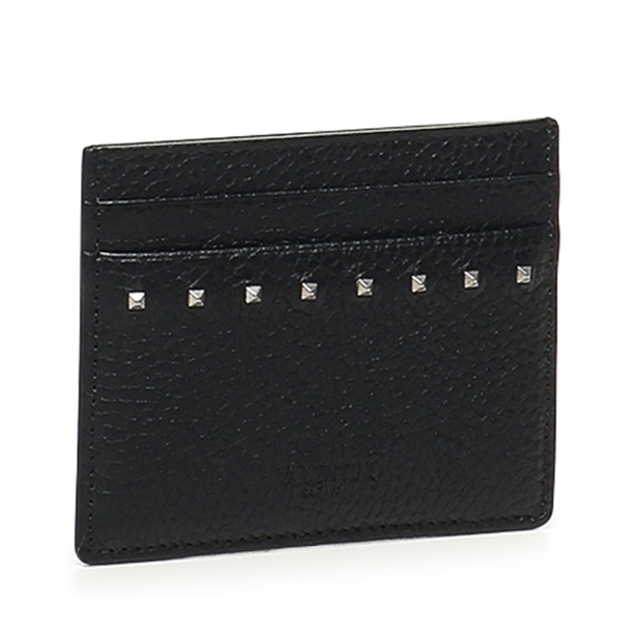 MAYFEYR - Valentino - Black Leather Card Holder - 7Y2P0AQ4PDX0NO