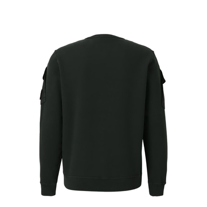 Brushed Organic Cotton Fleece Crewneck Sweatshirt
