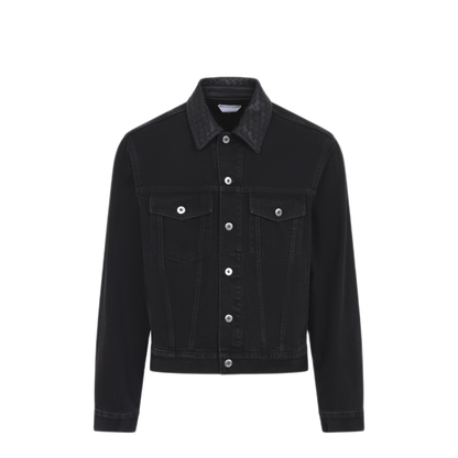 MAYFEYR - Bottega Veneta - Intrecciato Collar Denim Jacket - 862600V69O01000