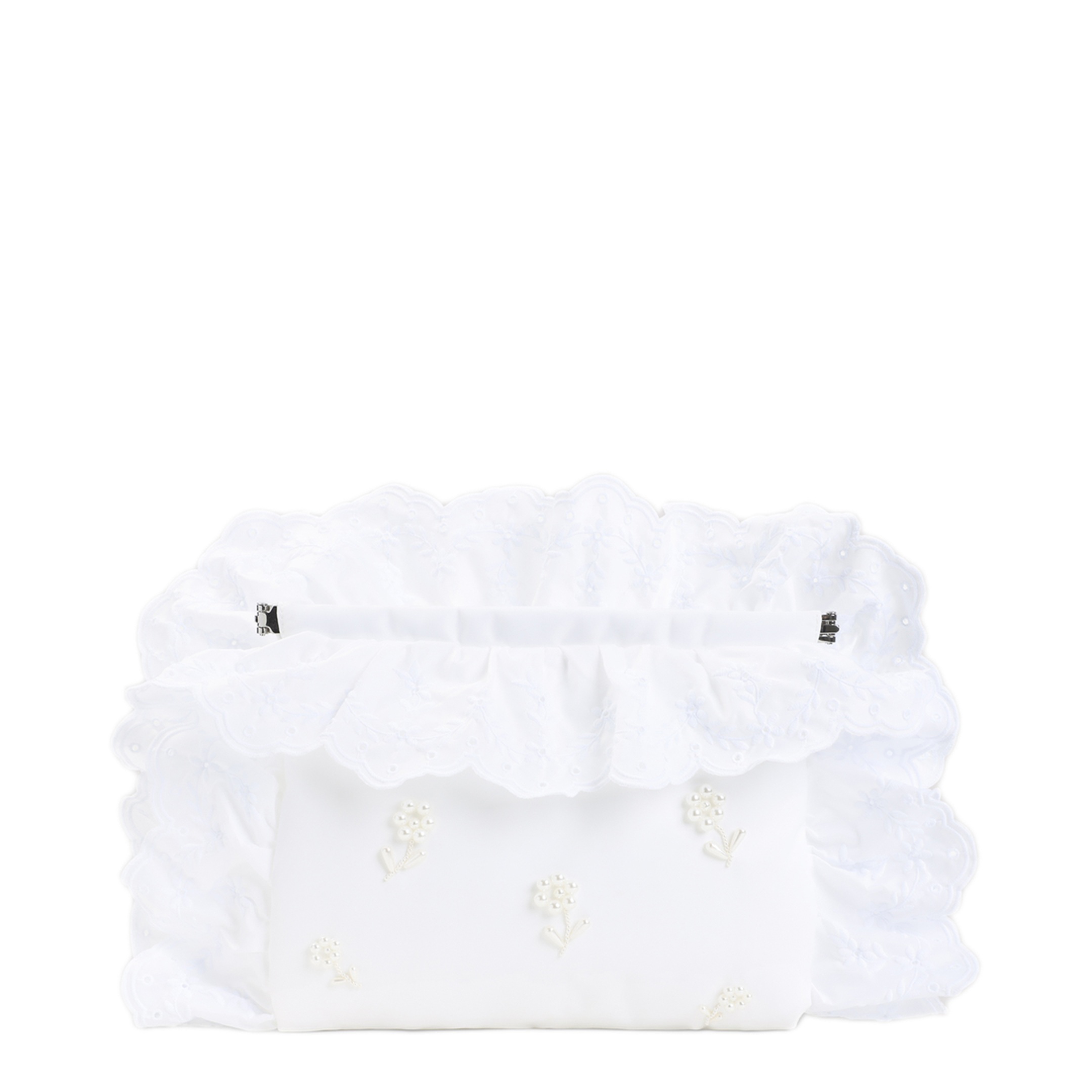 MAYFEYR - Simone Rocha - Pillowcase Clutch - BAG218B0761WHITE