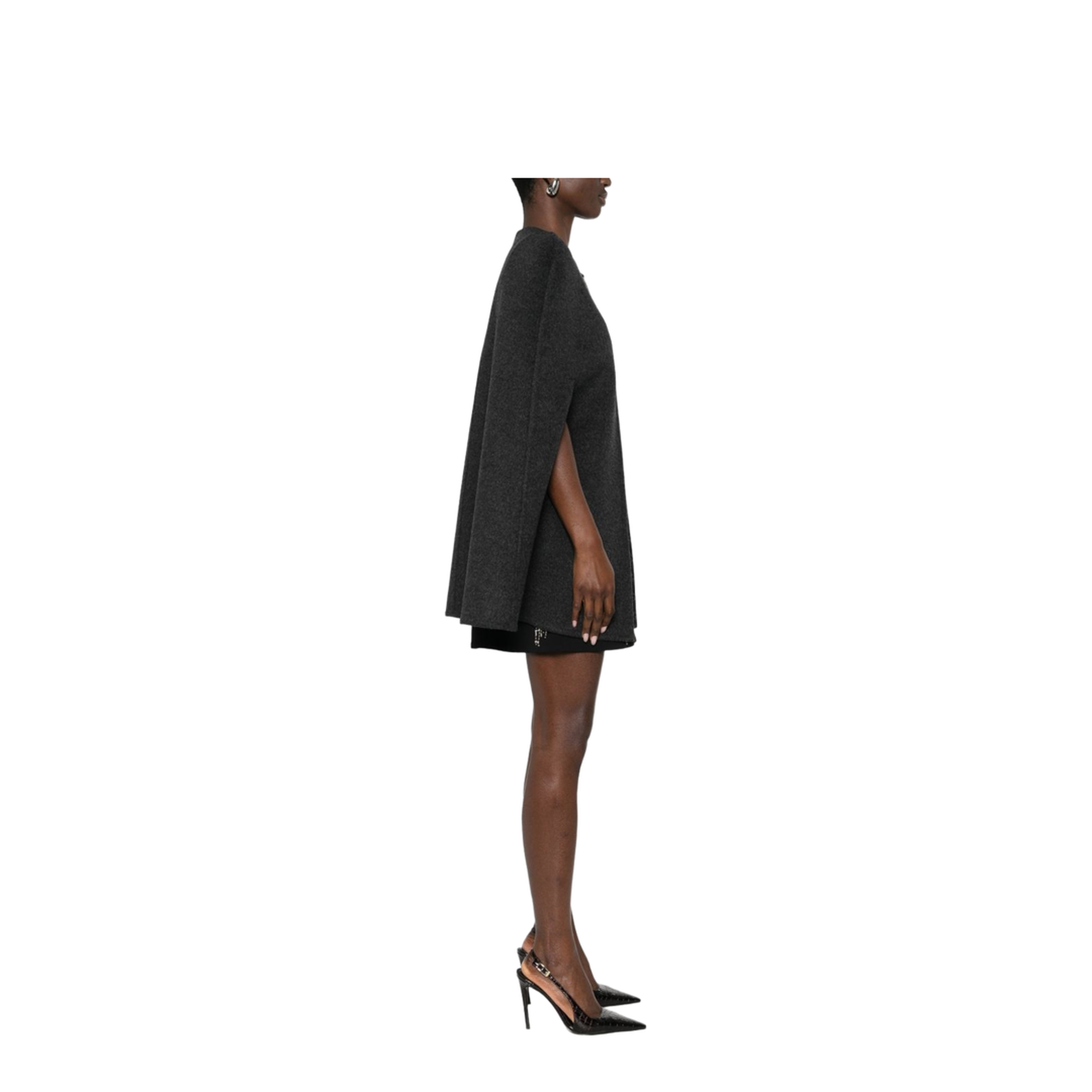 Wool and Silk Cape with Clamp