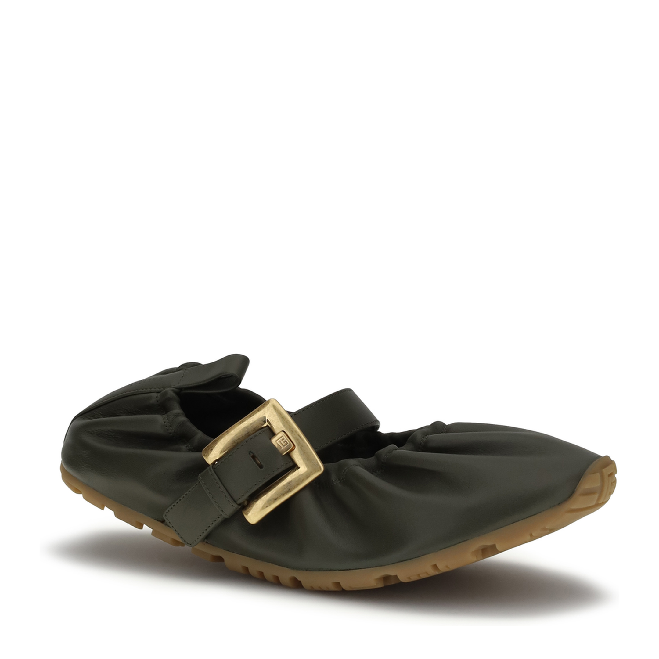 MAYFEYR - Balmain - Buckle Strap Ballerinas - GN0UF761LPAN7AS