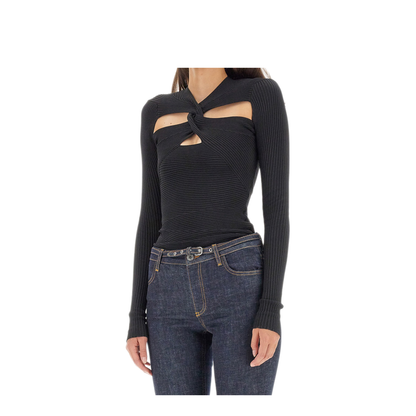 MAYFEYR - PHILOSOPHY DI LORENZO SERAFINI - Mesh With Cut Out Details - 048657020555