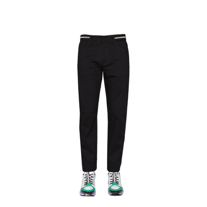 Slim Fit Jeans with Metallic Details