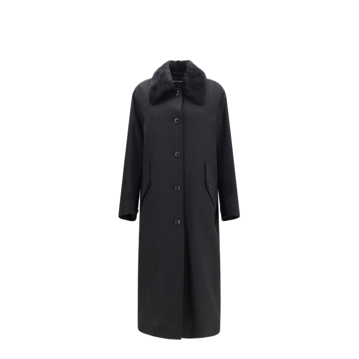 MAYFEYR - Our Legacy - Tundra Coat In Virgin Wool - W4261TCBCOARSEBLAC