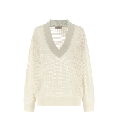 Women's Knitted Sweater White