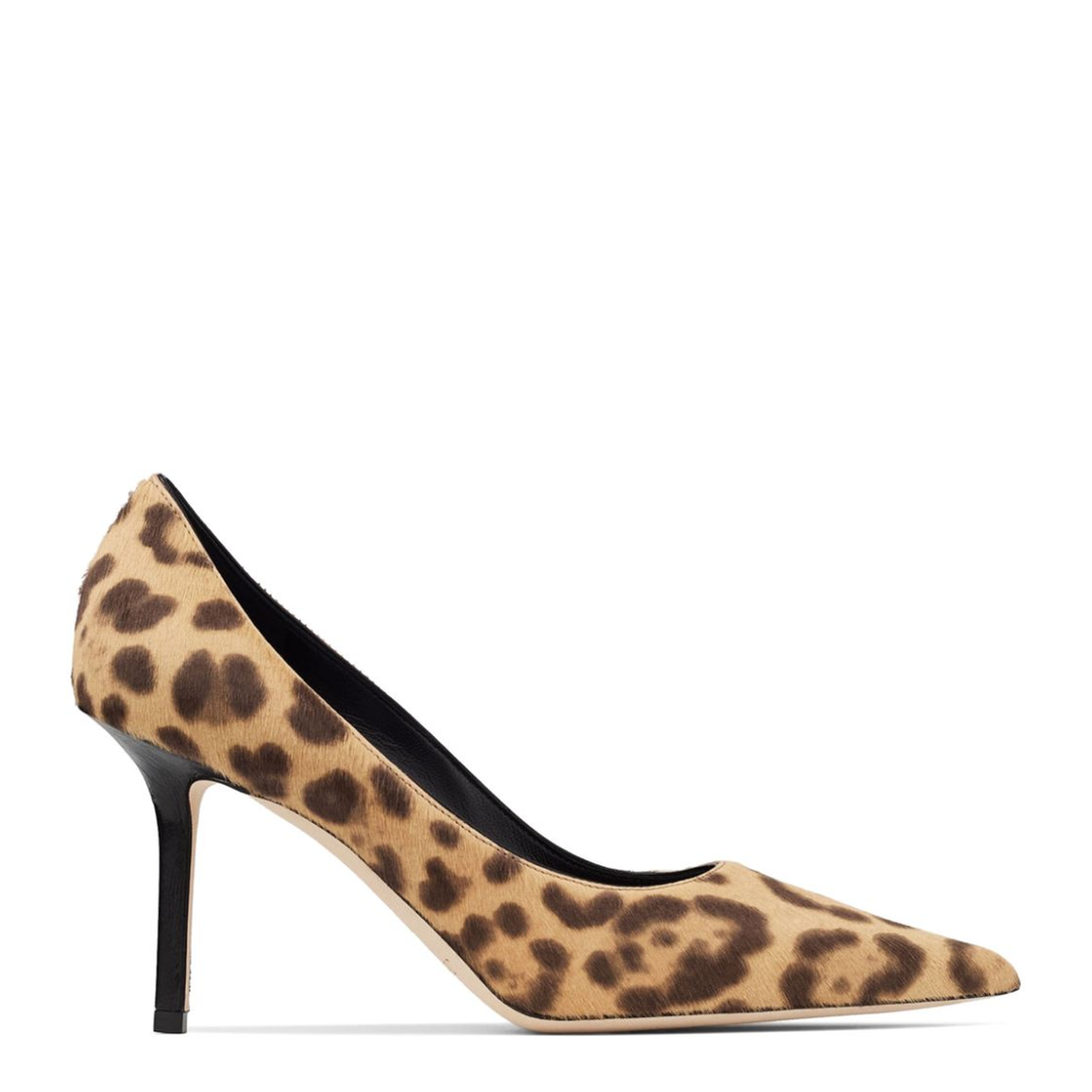 Natural Leopard Print Pony Pumps