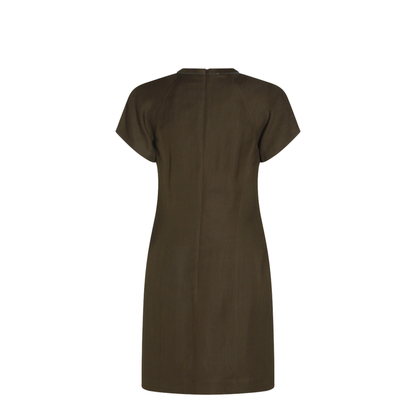 Brown Viscose Blend Dress