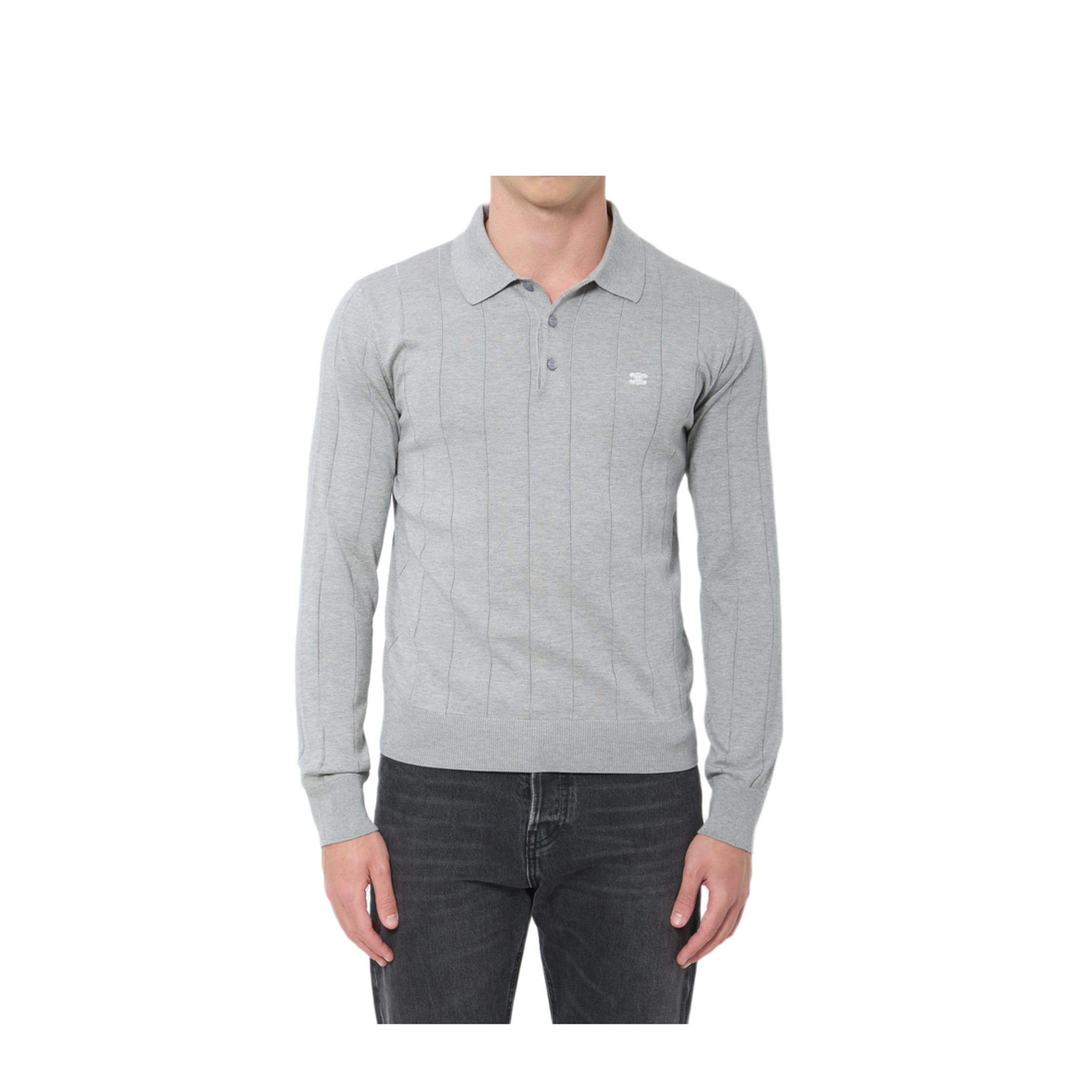 MAYFEYR - Celine - Long Sleeve Triomphe Polo Shirt - RX0JZ3B5908ZZ