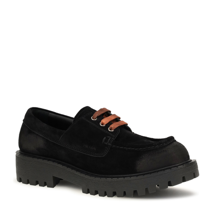 MAYFEYR - Prada - Suede Lace-Up Loafers - 2EE416FG0010B2