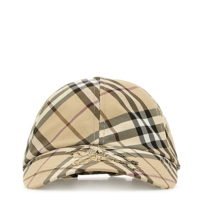 MAYFEYR - Burberry - Check Fabric Cap With Visor - 8102967A5686