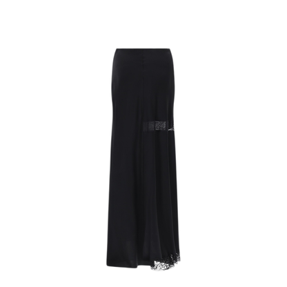 MAYFEYR - MSGM - Skirt With Lace Details - 4041MDD2626710399