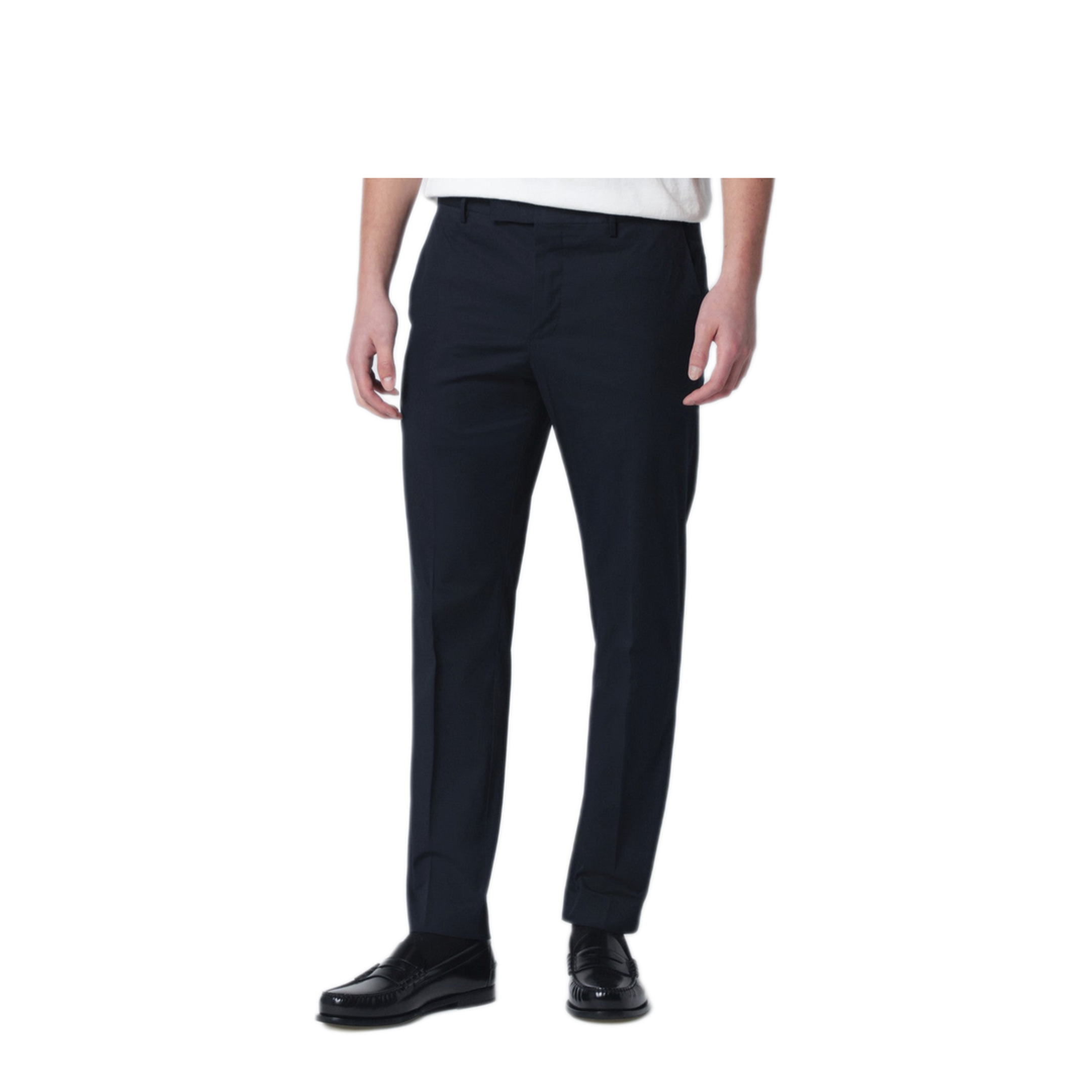 MAYFEYR - PT Torino - Blue Slim Fit Cotton Blend Trousers - COASX0Z00FWDSD590370