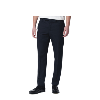 MAYFEYR - PT Torino - Blue Slim Fit Cotton Blend Trousers - COASX0Z00FWDSD590370