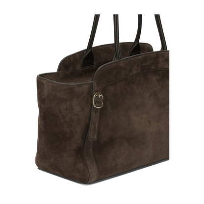 MAYFEYR - Santoni - Double Buckle Medium Shoulder Bag - DIBBA3041DBHSKWT30T30